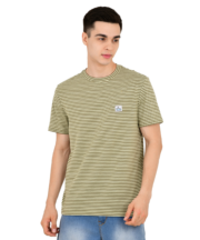 Men's Premium Pure Cotton Round Neck Stripped T-Shirt