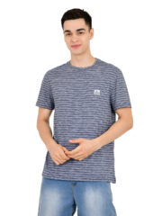 Men's Premium Pure Cotton Round Neck Stripped T-Shirt - Image 8