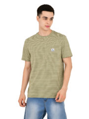 Men's Premium Pure Cotton Round Neck Stripped T-Shirt