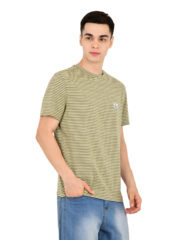 Men's Premium Pure Cotton Round Neck Stripped T-Shirt - Image 4