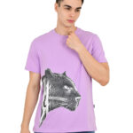 Men’s Premium Pure Cotton Jungle  Book Theme Purple T-Shirt