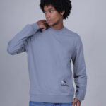 Men’s Premium Pure Cotton French Terry Sweatshirt Grey