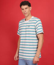 Classic Striped Round Neck T-Shirt - Image 3