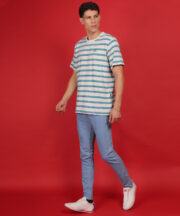 Classic Striped Round Neck T-Shirt - Image 2