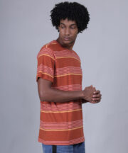Men's Premium Cotton  Striped Round Neck T-Shirt - Image 6