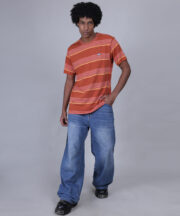 Men's Premium Cotton  Striped Round Neck T-Shirt - Image 5