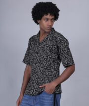 Black shirt with Afro design - Image 5