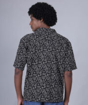 Black shirt with Afro design - Image 3