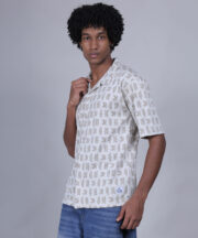 White with brown Harapn Design - Image 2