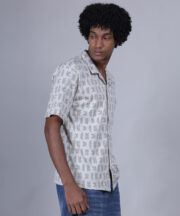 White with brown Harapn Design - Image 3