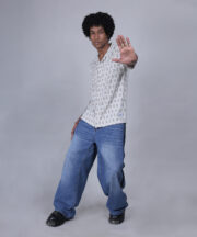 White with brown Harapn Design - Image 6