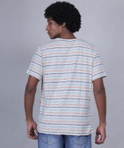 Striped Round Neck T-Shirt – Premium Pure Cotton, - Image 5