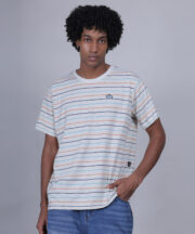 Striped Round Neck T-Shirt – Premium Pure Cotton,