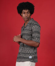 Black shirt with Afro design - Image 2