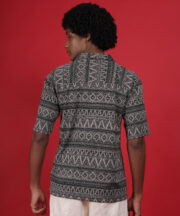 Black shirt with Afro design - Image 5
