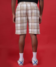 “Plaid & Proud: The Beige Checkmate Shorts” for  Todays Men - Image 7